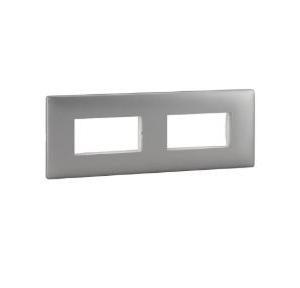 Legrand Mylinc 6M Silver Alu Cover Plate, 6763 84